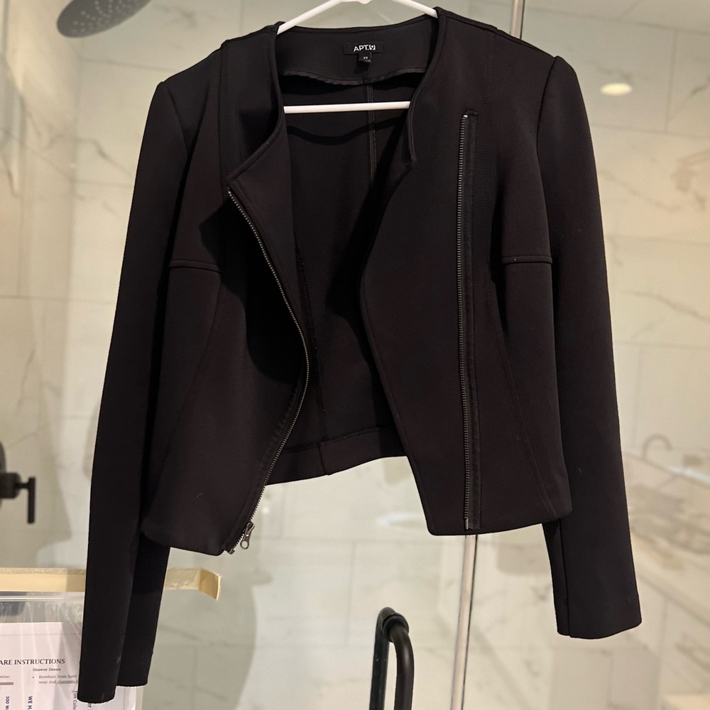 Black zip up